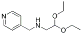 (4-PYRIDYLMETHYLAMINO)ACETALDEHYDE DIETHYL ACETAL 结构式