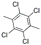 2,3,5,6-TETRACHLORO-P-XYLENE 结构式