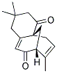 4,4,10-TRIMETHYL TRICYCLO[7,3,1,0(1-6)]-6,10-TRIDECADIENE-2,8-DIONE 结构式