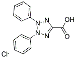 2,3-二苯基-5-羧基四唑嗡氯化物 结构式