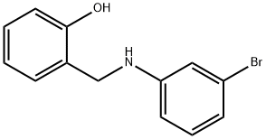 ALPHA-(3-BROMOANILINO)-O-CRESOL 结构式