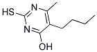 5-BUTYL-4-HYDROXY-2-MERCAPTO-6-METHYLPYRIMIDINE 结构式