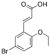 5-Bromo-2-ethoxycinnamic acid 结构式