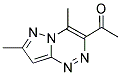 3-Acetyl-4,6-dimethylpyrazolo[1,5-c]-1,2,4-triazine 结构式