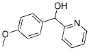 4-METHOXYPHENYL-(2-PYRIDYL)METHANOL 结构式