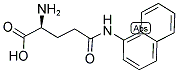 L-GLUTAMIC ACID GAMMA-(ALPHA-NAPHTHYLAMIDE) 结构式