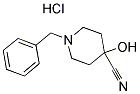 1-BENZYL-4-CYANO-4-HYDROXYPIPERIDINE HYDROCHLORIDE 结构式