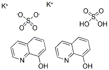 8-羟基喹啉硫酸氢钾盐 结构式