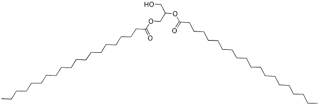 1,2-二十烷酸甘油酯 结构式