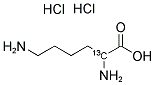 DL-LYSINE-2-13C DIHYDROCHLORIDE 结构式