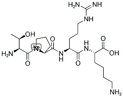 THR-PRO-ARG-LYS 结构式