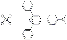 4-(P-DIMETHYLAMINOPHENYL)-2,6-DIPHENYLTHIAPYRYLIUM PERCHLORATE 结构式