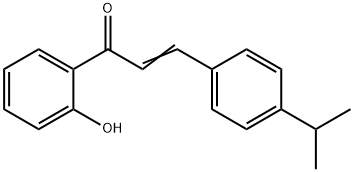 (E)-1-(2-羟基苯基)-3-(4-异丙基苯基)丙-2-烯-1-酮 结构式