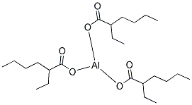 ALUMINUM 2-ETHYLHEXANOATE 结构式