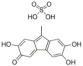 9-METHYL-2,3,7-TRIHYDROXY-6-FLUORONE SULFATE 结构式