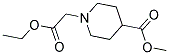 METHYL 1-(2-ETHOXY-2-OXOETHYL)-4-PIPERIDINECARBOXYLATE 结构式