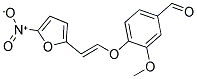 3-METHOXY-4-([2-(5-NITRO-2-FURYL)VINYL]OXY)BENZALDEHYDE 结构式