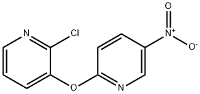2-氯-3-((5-硝基吡啶-2-基)氧基)吡啶 结构式