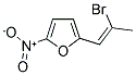 2-(2-BROMOPROP-1-ENYL)-5-NITROFURAN 结构式