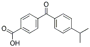 4-(4-ISOPROPYLBENZOYL)BENZOIC ACID 结构式