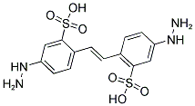 4,4'-DIHYDRAZINO STILBENE-2,2'-DISULFONIC ACID 结构式