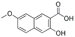 3-HYDROXY-7-METHOXY-2-NAPHTHOIC ACID 结构式