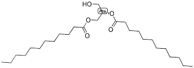 1,2-DILAUROYL-SN-GLYCEROL 结构式