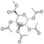 1,2,3,4-TETRA-O-ACETYL-A,BETA-D-GLUCURONIC ACID, METHYL ESTER 结构式