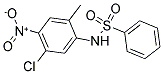 N-(5-氯-2-甲基-4-硝基苯基)苯磺酰胺 结构式