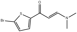 (E)-1-(5-溴噻吩-2-基)-3-(二甲氨基)丙-2-烯-1-酮 结构式