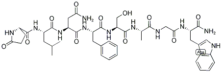 PYR-LEU-THR-PHE-THR-SER-TRP-GLY-NH2 结构式