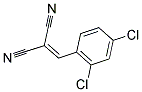 2-[(2,4-DICHLOROPHENYL)METHYLENE]MALONONITRILE 结构式