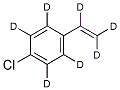 4-CHLOROSTYRENE-D7 结构式