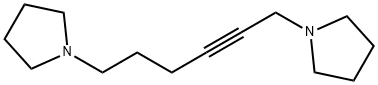 1,6-BIS(PYRROLIDINO)-2-HEXYNE 结构式