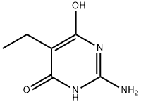 2-氨基-5-乙基-6-羟基嘧啶-4(3H)-酮 结构式
