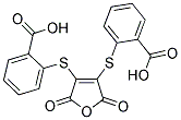 2-((4-[(2-CARBOXYPHENYL)THIO]-2,5-DIOXO-2,5-DIHYDROFURAN-3-YL)THIO)BENZOIC ACID 结构式