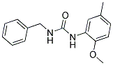 1-BENZYL-3-(2-METHOXY-5-METHYLPHENYL)UREA 结构式