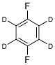 1,4-DIFLUOROBENZENE-D4 结构式