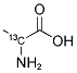 DL-丙氨酸-2-13C 结构式