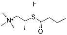 S-BUTYRYL-BETA-METHYLTHIOCHOLINE IODIDE 结构式