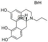 R(-)-2,10,11-TRIHYDROXY-N-PROPYL-NORAPORPHINE HYDROBROMIDE 结构式