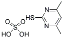 2-MERCAPTO-4,6-DIMETHYLPYRIMIDINE SULFATE 结构式