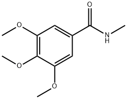 N-METHYL-3,4,5-TRIMETHOXYBENZAMIDE 结构式