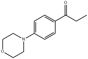 4'-吗啉基苯丙酮 结构式