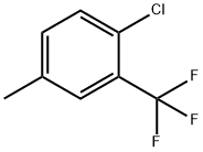 1-氯-4-甲基-2-(三氟甲基)苯 结构式