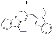 3,3'-DIETHYL-9-ETHYLTHIOCARBOCYANINE IODIDE 结构式
