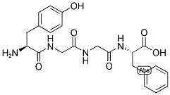 TYR-GLY-GLY-PHE 结构式