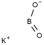 POTASSIUM METABORATE 结构式