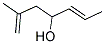 TRANS-2-METHYL-1,5-HEPTADIEN-4-OL 结构式