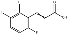 2,3,6-三氟肉桂酸 结构式